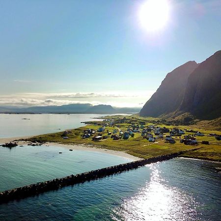 Seaside View Lofoten Bostad Bagian luar foto