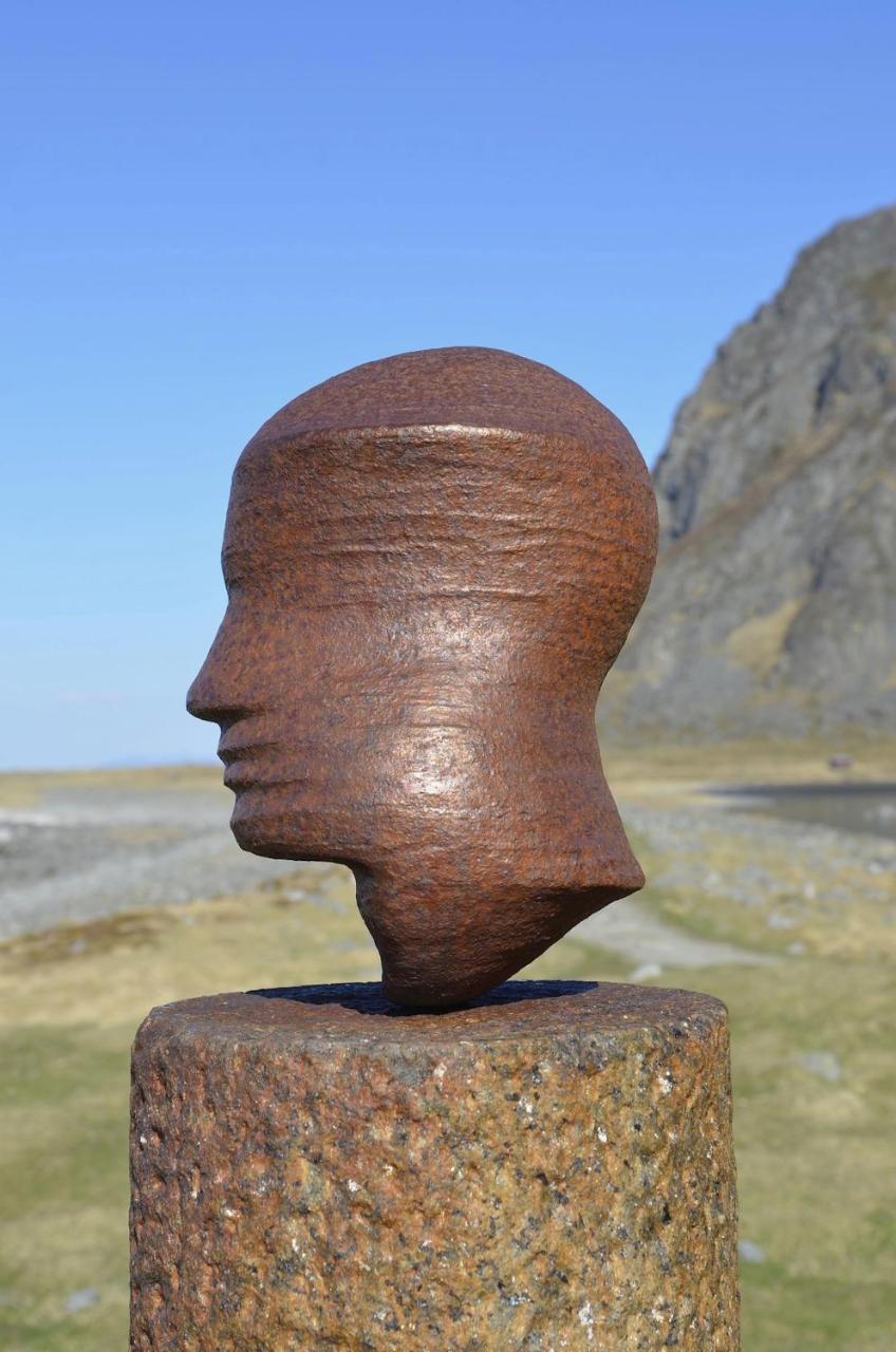 Seaside View Lofoten Bostad Bagian luar foto
