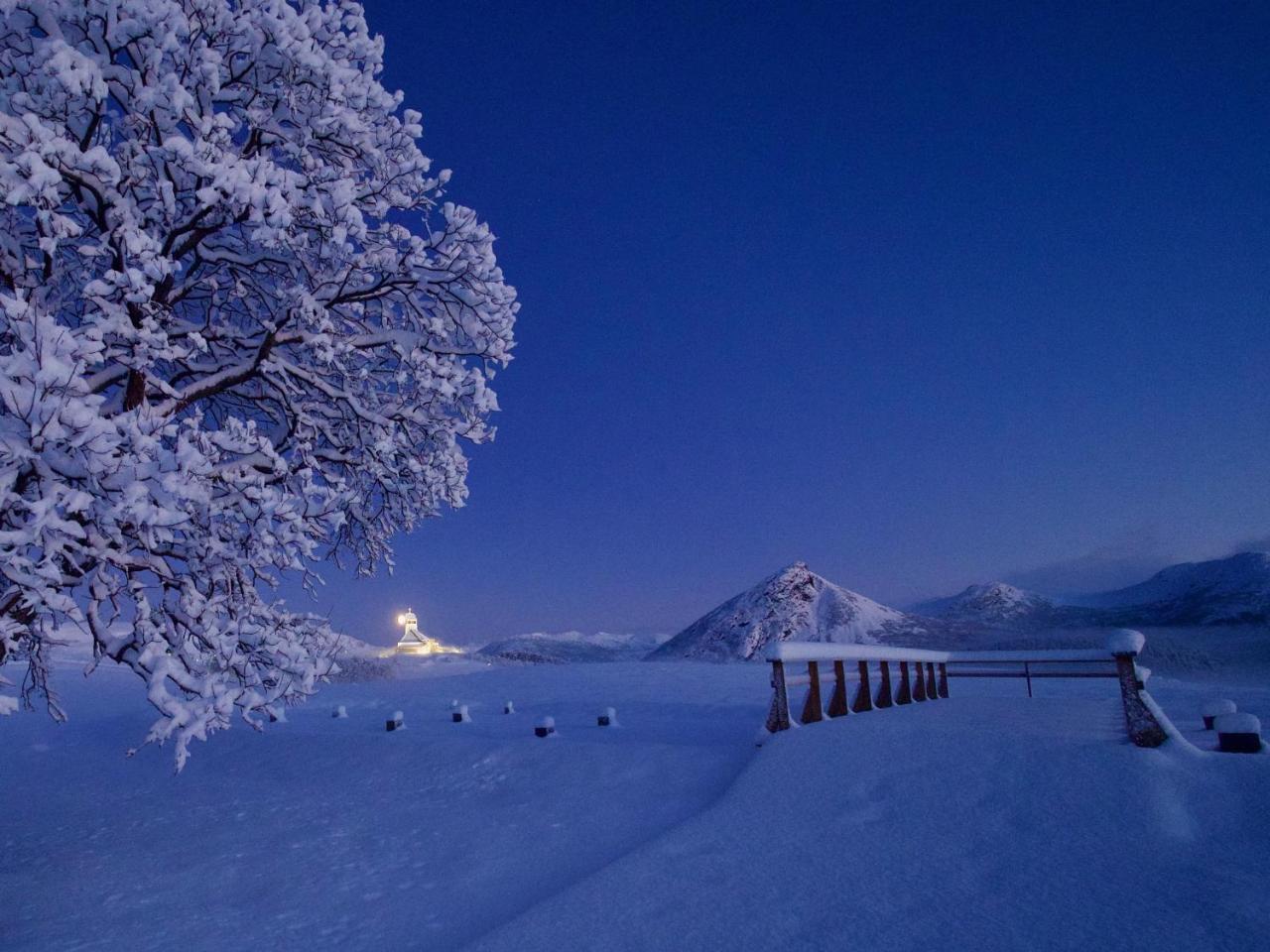 Seaside View Lofoten Bostad Bagian luar foto