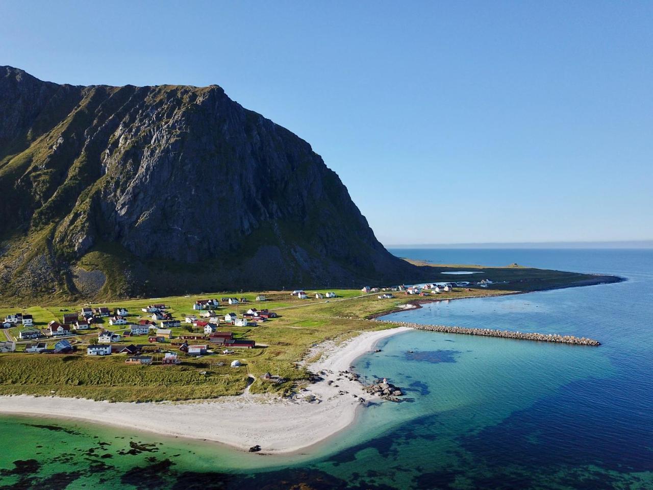 Seaside View Lofoten Bostad Bagian luar foto